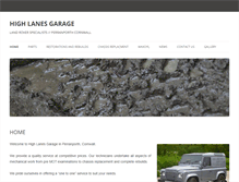 Tablet Screenshot of highlanesgarage.co.uk
